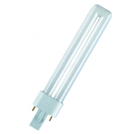 Лампа люминесцентная компактная OSRAM DULUX S - 9W/60 400lm G23 - 4050300015927
