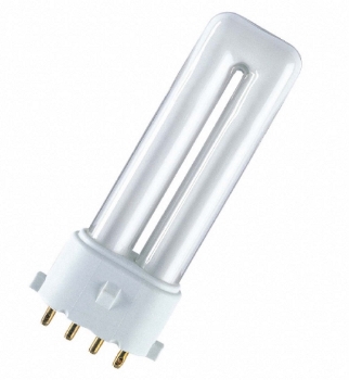 Лампа люминесцентная компактная OSRAM DULUX S/E - 7W/827 400lm 2G7 2700K - 4050300017648