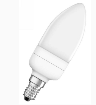 Лампа люминесцентная свечеобразная OSRAM DULUX PRO MINI CANDLE - 9W/825 E14 430lm 2500K - 4008321986658