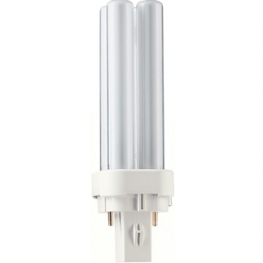 Лампа компактная люминесцентная - Philips MASTER PL-C 2-pin 10W 4000K G24d-1 600lm - 871150070498670