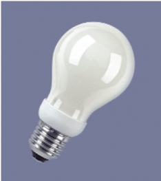 Лампа компактная люминесцентная с внеш.колбой - OSRAM DEL CL A 7W/827 220-240VE27 10X1 4008321065773
