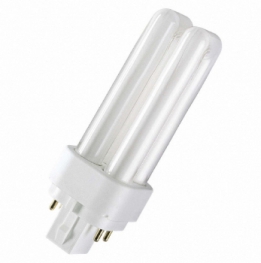 Лампа люминесцентная компактная OSRAM DULUX D/E - 13W/840 900lm G24q-1 4000K - 4050300017594