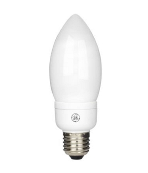 Лампа компактная люминесцентная (свечеобразная) - General Electric Candle T3 FLE11CDL/T3/827/E27 580lm 6000h -