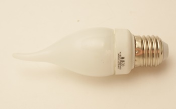 Лампа ESL BA QL7 11W 2700K E27 cвеча на ветру d40Х129 FOTON  - код: 116011