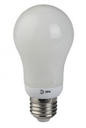 Лампа компактная люминесцентная с внешней колбой - ЭРА GLS-11-827-E27 (12/48) мягкий свет 10000h C0029488