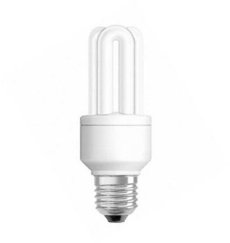 Компактная люминесцентная лампа U-образная Osram - DULUXSTAR 14W 41-827 220-240V 800lm E27 8000h d45x129 - 4008321112996