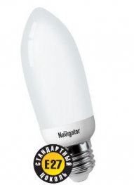 Энергосберегающая лампа свеча Navigator NCL-С35-11-827-E27 - 94271