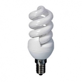 Лампа компактная люминесцентная - General Full Spiral T3 GFSP 11 E14 4200 98x32 7204