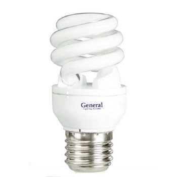 Лампа компактная люминесцентная витая - General GSPN 11 E27 2700 630lm - 711100