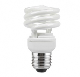 Лампа компактная люминесцентная (спиралевидная) - General Electric Spiral T2 FLE15HLX/T2/827/E27 950lm 10000h - 72717