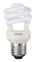 Лампа компактная люминесцентная Philips - TORNADO T2 12W WW E27 - 871016321155810
