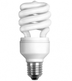 Компактная люминесцентная лампа витая Osram - DULUX MINI TWIST 18W 840 220-240V 1200lm E27 8000h d54x123 - 4008321116963