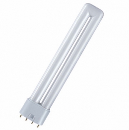 Лампа люминесцентная компактная OSRAM DULUX L DE LUXE - 18W/930 950lm 2G11 3000K - 4050300018324