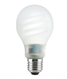 Компактная люминесцентная лампа General Electric - GE FLE 20W T2 830 220-240V E27 1152lm 8000h d67 x 137 - лампа груша - 77365