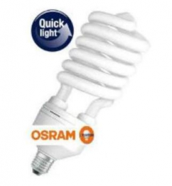 Компактная люминесцентная лампа витая Osram - DULUX EL 65W 827 220-240V E40 HPF d90x246 - 4008321339904