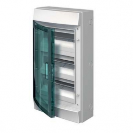 Распределительный шкаф ABB Mistral65, 36 мод., IP65, навесной, термопласт, прозрачная дверь, 1SLM006501A1206