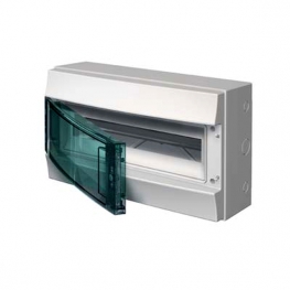 Распределительный шкаф ABB Mistral65, 18 мод., IP65, навесной, термопласт, прозрачная дверь, 1SLM006502A1203