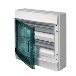 Распределительный шкаф ABB Mistral65, 36 мод., IP65, навесной, термопласт, прозрачная дверь, 1SLM006501A1205