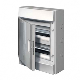 Распределительный шкаф ABB Mistral65, 24 мод., IP65, навесной, термопласт, серая дверь, 1SL1104A00