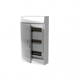 Распределительный шкаф ABB Mistral41, 36 мод., IP41, навесной, термопласт, прозрачная дверь, 1SPE007717F9994