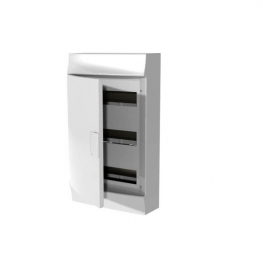 Распределительный шкаф ABB Mistral41, 36 мод., IP41, навесной, термопласт, белая дверь, 1SPE007717F9974