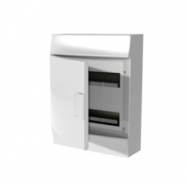 Распределительный шкаф ABB Mistral41, 24 мод., IP41, навесной, термопласт, белая дверь, 1SPE007717F9973