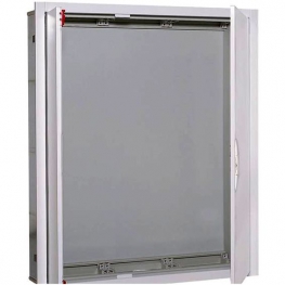 Распределительный шкаф ABB AT/U, 288 мод., IP31, навесной, металл, белая дверь, 3/4U