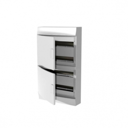 Распределительный шкаф ABB Mistral41, 72 мод., IP41, навесной, термопласт, белая дверь, 1SPE007717F9979