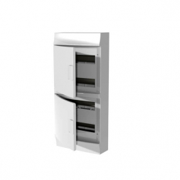 Распределительный шкаф ABB Mistral41, 48 мод., IP41, навесной, термопласт, белая дверь, 1SPE007717F9975