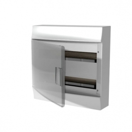 Распределительный шкаф ABB Mistral41, 36 мод., IP41, навесной, термопласт, прозрачная дверь, 1SPE007717F9997
