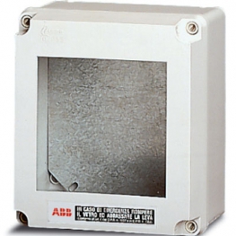 Распределительный шкаф ABB LIVORNO, мод., IP55, навесной, термопласт, прозрачная дверь, 13164