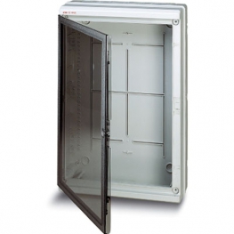 Распределительный шкаф ABB EUROPA, 54 мод., IP65, навесной, пластик, прозрачная дверь, 12798