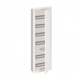 Распределительный шкаф ABB U 72 мод., IP31, встраиваемый, металл, белая дверь, U61