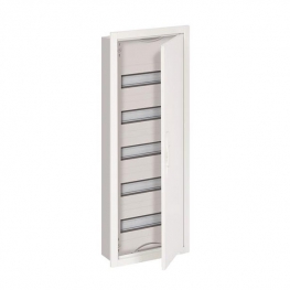 Распределительный шкаф ABB U 60 мод., IP31, встраиваемый, металл, белая дверь, U51