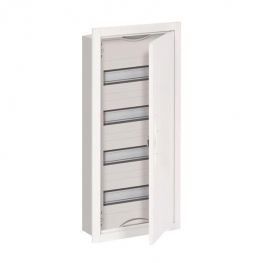 Распределительный шкаф ABB U 48 мод., IP31, встраиваемый, металл, белая дверь, U41