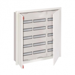 Распределительный шкаф ABB U 180 мод., IP31, встраиваемый, металл, белая дверь, U53
