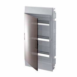 Распределительный шкаф ABB Mistral41 36 мод., IP41, встраиваемый, термопласт, прозрачная дверь, 1SLM004101A2207