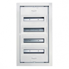 Распределительный шкаф ABB UK500 48 мод., IP30, встраиваемый, термопласт, белая дверь, 2CPX031284R9999