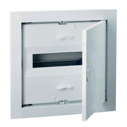 Распределительный шкаф ABB UK500 12 мод., IP30, встраиваемый, термопласт, белая дверь, 2CPX031281R9999