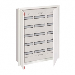 Распределительный шкаф ABB U 216 мод., IP31, встраиваемый, металл, белая дверь, U63E
