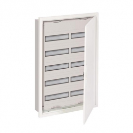 Распределительный шкаф ABB U 120 мод., IP31, встраиваемый, металл, белая дверь, U52