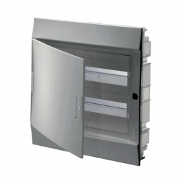 Распределительный шкаф ABB Mistral41 36 мод., IP41, встраиваемый, термопласт, белая дверь, 1SLM004101A1106