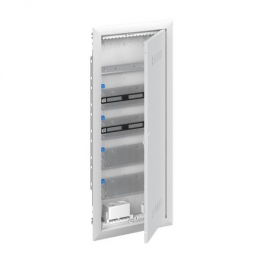 Распределительный шкаф ABB UK600 мод., IP30, встраиваемый, пластик, белая дверь, 2CPX031393R9999