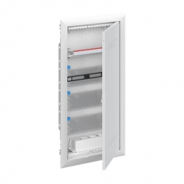 Распределительный шкаф ABB UK600 мод., IP30, встраиваемый, пластик, белая дверь, 2CPX031388R9999