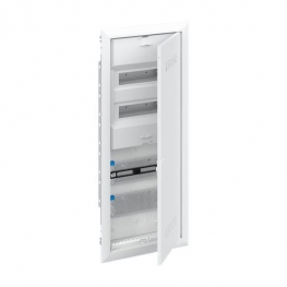Распределительный шкаф ABB UK600 24 мод., IP30, встраиваемый, пластик, белая дверь, 2CPX031398R9999
