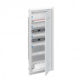 Распределительный шкаф ABB UK600 мод., IP30, встраиваемый, пластик, белая дверь, 2CPX031386R9999