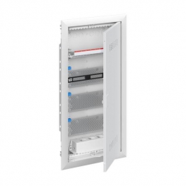 Распределительный шкаф ABB UK600 мод., IP30, встраиваемый, пластик, белая дверь, 2CPX031385R9999