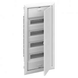 Распределительный шкаф ABB UK600 48 мод., встраиваемый, белая дверь, с клеммами, 2CPX077858R9999