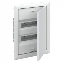 Распределительный шкаф ABB UK600 24 мод., встраиваемый, белая дверь, с клеммами, 2CPX077856R9999
