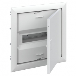 Распределительный шкаф ABB UK600 12 мод., встраиваемый, белая дверь, с клеммами, 2CPX077855R9999